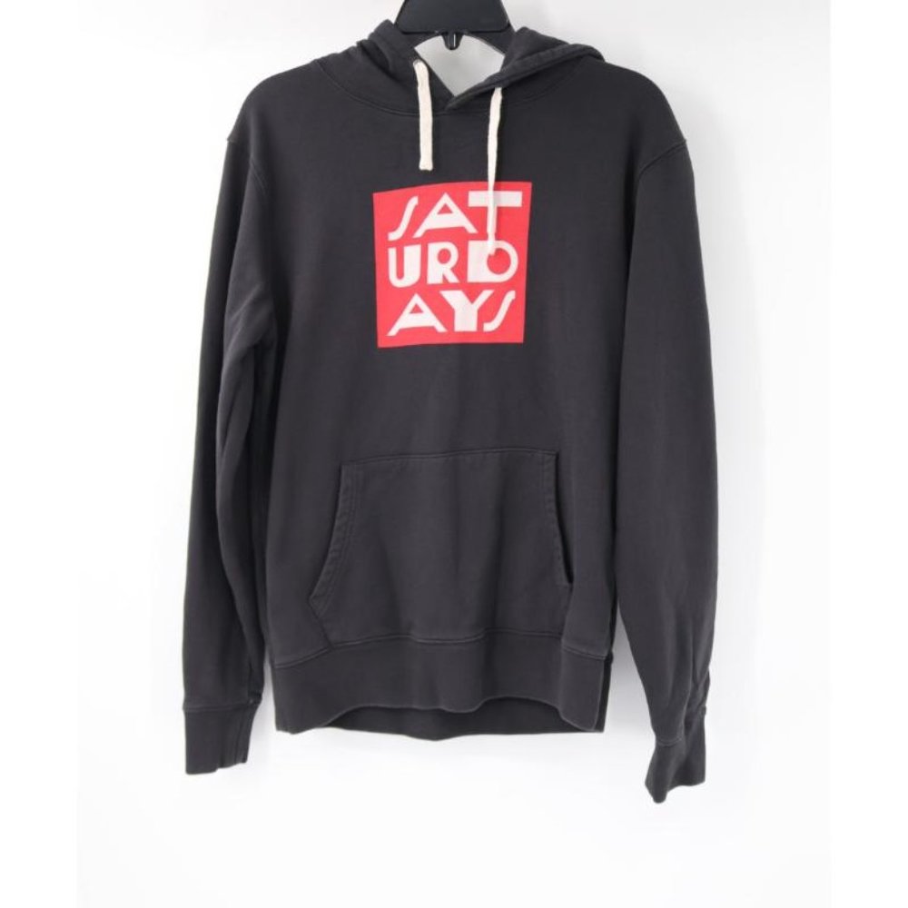 Saturdays NYC sweatshirt Men's medium hoodie long sleeve cotton graphic logo